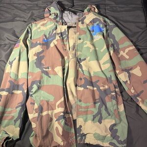 Nike Camo Utility Jacket - Green, Brown, Tan